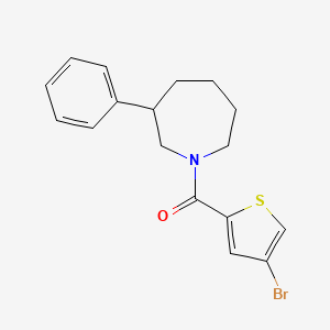(4-Bromothiophen-2-yl)(3-phenylazepan-1-yl)methanone