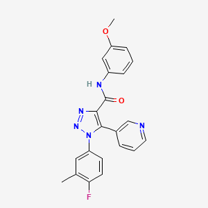 3-{[4-(3-chlorophenyl)piperazin-1-yl]sulfonyl}-N-cyclohexyl-1-propyl-1H-pyrazole-4-carboxamide