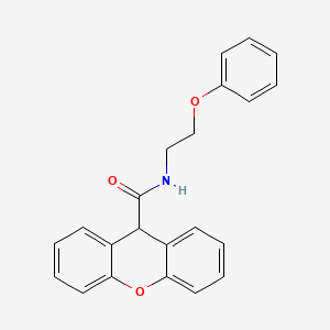 N-(2-phenoxyethyl)-9H-xanthene-9-carboxamide