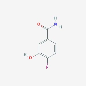 molecular formula C7H6FNO2 B2767459 4-氟-3-羟基苯甲酰胺 CAS No. 1243381-28-3