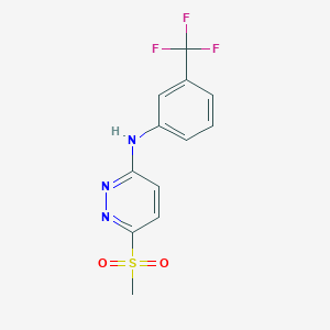 6-(methylsulfonyl)-N-[3-(trifluoromethyl)phenyl]-3-pyridazinamine