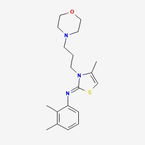 (Z)-2,3-dimethyl-N-(4-methyl-3-(3-morpholinopropyl)thiazol-2(3H)-ylidene)aniline
