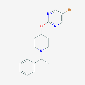 5-Bromo-2-[1-(1-phenylethyl)piperidin-4-yl]oxypyrimidine