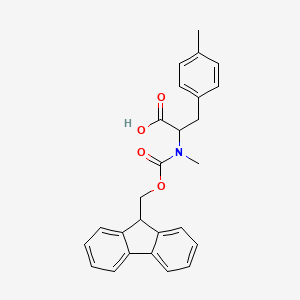 molecular formula C26H25NO4 B2767553 Fmoc-N-Me-Phe(4-Me)-OH CAS No. 2385519-66-2