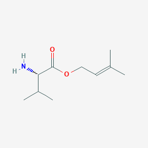 molecular formula C10H19NO2 B2767558 3-甲基丁-2-烯-1-基(2S)-2-氨基-3-甲基丁酸酯 CAS No. 187154-91-2