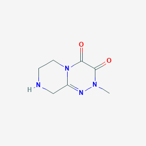 2-Methyl-6,7,8,9-tetrahydropyrazino[2,1-c][1,2,4]triazine-3,4-dione