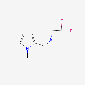 2-((3,3-difluoroazetidin-1-yl)methyl)-1-methyl-1H-pyrrole