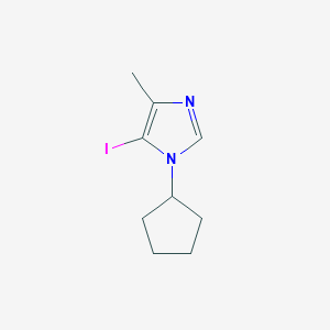 1-cyclopentyl-5-iodo-4-methyl-1H-imidazole