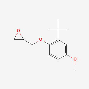 molecular formula C14H20O3 B2767598 2-[(2-Tert-butyl-4-methoxyphenoxy)methyl]oxirane CAS No. 158151-65-6