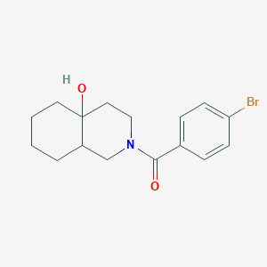 (4-bromophenyl)(4a-hydroxyoctahydroisoquinolin-2(1H)-yl)methanone