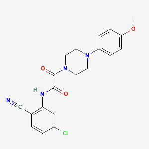 N-(5-chloro-2-cyanophenyl)-2-[4-(4-methoxyphenyl)piperazin-1-yl]-2-oxoacetamide