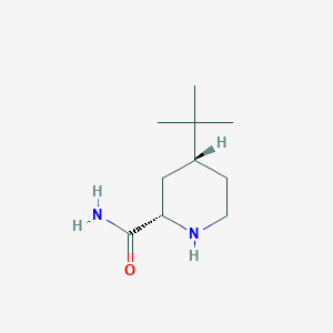 (2S,4R)-4-Tert-butylpiperidine-2-carboxamide