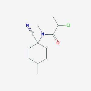 2-chloro-N-(1-cyano-4-methylcyclohexyl)-N-methylpropanamide