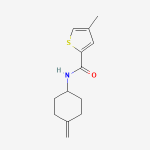 molecular formula C13H17NOS B2767688 4-甲基-N-(4-甲基亚环己基)噻吩-2-甲酰胺 CAS No. 2097863-30-2