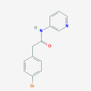 molecular formula C13H11BrN2O B276771 2-(4-bromophenyl)-N-(pyridin-3-yl)acetamide 