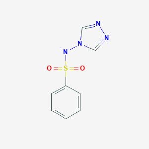 molecular formula C8H7N4O2S- B276773 N-(4H-1,2,4-Triazol-4-yl)benzenesulfonamide 