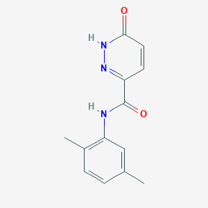 molecular formula C13H13N3O2 B2767754 N-(2,5-dimethylphenyl)-6-oxo-1,6-dihydropyridazine-3-carboxamide CAS No. 726143-03-9
