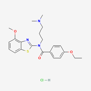 N-(3-(dimethylamino)propyl)-4-ethoxy-N-(4-methoxybenzo[d]thiazol-2-yl)benzamide hydrochloride