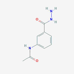 molecular formula C9H11N3O2 B2767777 N-[3-(Hydrazinocarbonyl)phenyl]acetamide CAS No. 42308-91-8