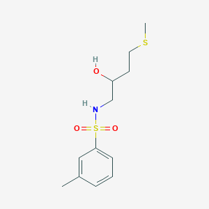 N-(2-Hydroxy-4-methylsulfanylbutyl)-3-methylbenzenesulfonamide