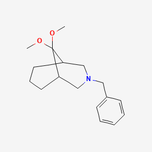 3-Benzyl-9,9-dimethoxy-3-azabicyclo[3.3.1]nonane
