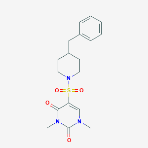 5-(4-Benzylpiperidin-1-yl)sulfonyl-1,3-dimethylpyrimidine-2,4-dione
