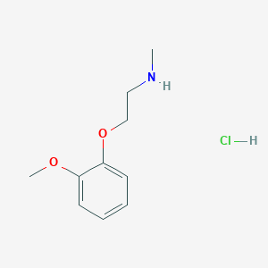 molecular formula C10H16ClNO2 B2767814 [2-(2-甲氧基苯氧基)乙基](甲基)胺盐酸盐 CAS No. 2087-35-6
