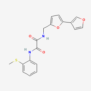 N1-([2,3'-bifuran]-5-ylmethyl)-N2-(2-(methylthio)phenyl)oxalamide