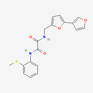 N-({[2,3'-bifuran]-5-yl}methyl)-N'-[2-(methylsulfanyl)phenyl]ethanediamide