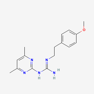 N-(4,6-dimethylpyrimidin-2-yl)-N'-[2-(4-methoxyphenyl)ethyl]guanidine