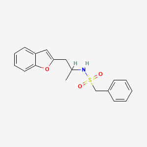 N-(1-(benzofuran-2-yl)propan-2-yl)-1-phenylmethanesulfonamide