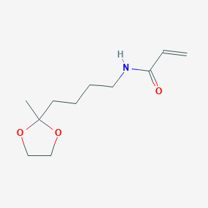 N-[4-(2-Methyl-1,3-dioxolan-2-yl)butyl]prop-2-enamide