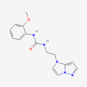 1-(2-(1H-imidazo[1,2-b]pyrazol-1-yl)ethyl)-3-(2-methoxyphenyl)urea