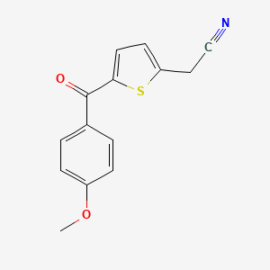 2-[5-(4-Methoxybenzoyl)-2-thienyl]acetonitrile