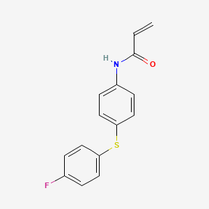 N-{4-[(4-fluorophenyl)sulfanyl]phenyl}prop-2-enamide