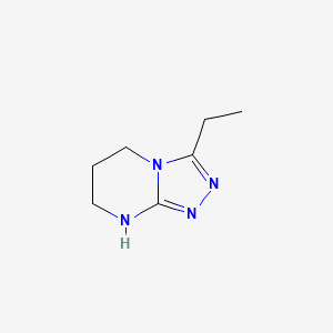 3-Ethyl-5H,6H,7H,8H-[1,2,4]triazolo[4,3-a]pyrimidine