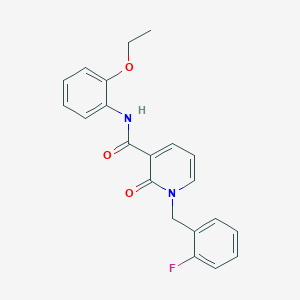 molecular formula C21H19FN2O3 B2767999 N-(2-乙氧苯基)-1-(2-氟苯甲基)-2-氧代-1,2-二氢吡啶-3-甲酸酰胺 CAS No. 941989-75-9