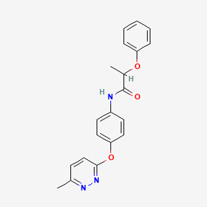 N-(4-((6-methylpyridazin-3-yl)oxy)phenyl)-2-phenoxypropanamide