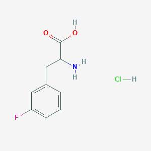 3-fluoro-DL-phenylalanine; hydrochloride