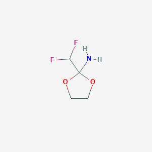 2-(Difluoromethyl)-1,3-dioxolan-2-amine