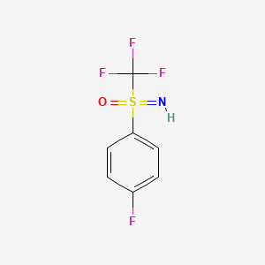 S-Trifluoromethyl-p-fluorophenylsulfoximine