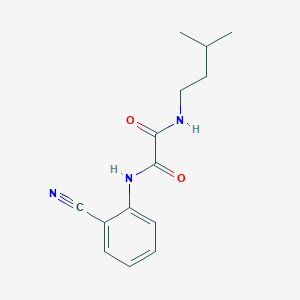 N1-(2-cyanophenyl)-N2-isopentyloxalamide