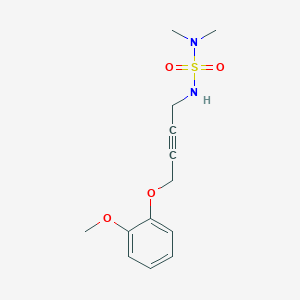 1-[4-(Dimethylsulfamoylamino)but-2-ynoxy]-2-methoxybenzene