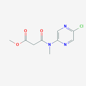 Methyl 3-((5-chloropyrazin-2-yl)(methyl)amino)-3-oxopropanoate