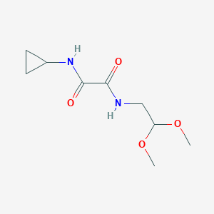N'-Cyclopropyl-N-(2,2-dimethoxyethyl)oxamide