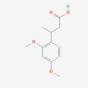 molecular formula C12H16O4 B2768135 3-(2,4-Dimethoxy-phenyl)-butyric acid CAS No. 96818-09-6