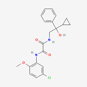 N1-(5-chloro-2-methoxyphenyl)-N2-(2-cyclopropyl-2-hydroxy-2-phenylethyl)oxalamide