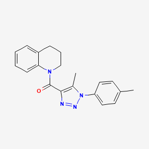 (3,4-dihydroquinolin-1(2H)-yl)(5-methyl-1-(p-tolyl)-1H-1,2,3-triazol-4-yl)methanone