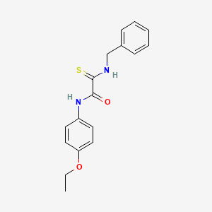 2-(benzylamino)-N-(4-ethoxyphenyl)-2-sulfanylideneacetamide