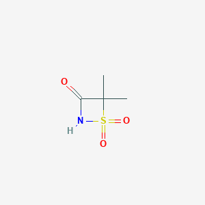 4,4-Dimethyl-1,2-thiazetidine-1,1,3-trione